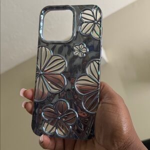 Chic Floral Iridescent Phone Case IPhone 14 Promax